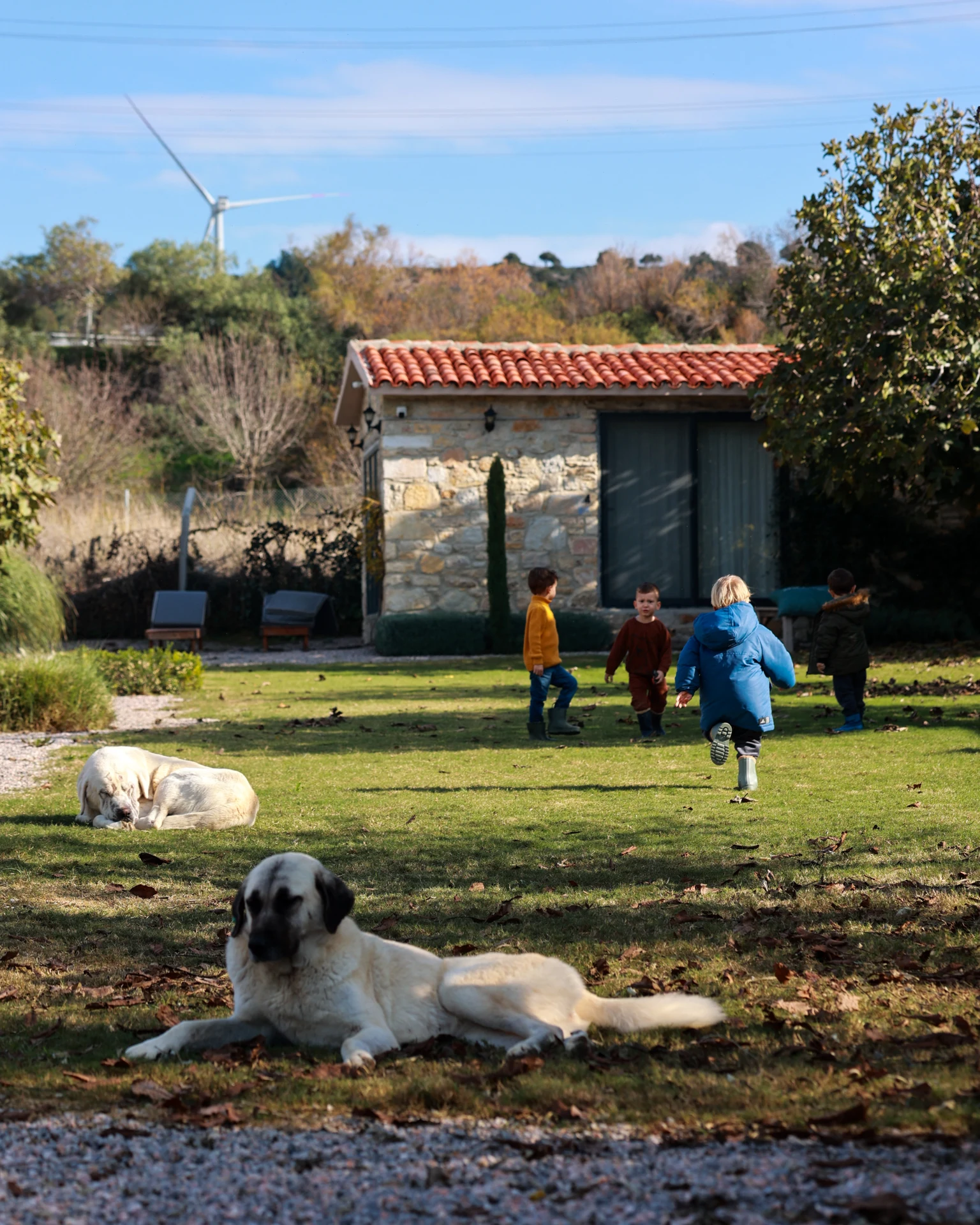 Çeşme Binicilik Kulübü — Garden at the riding centre