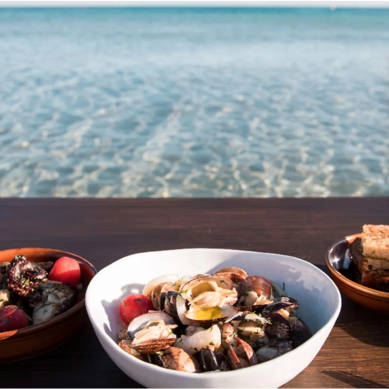 Fly-Inn Beach Club — Food served beside the sea