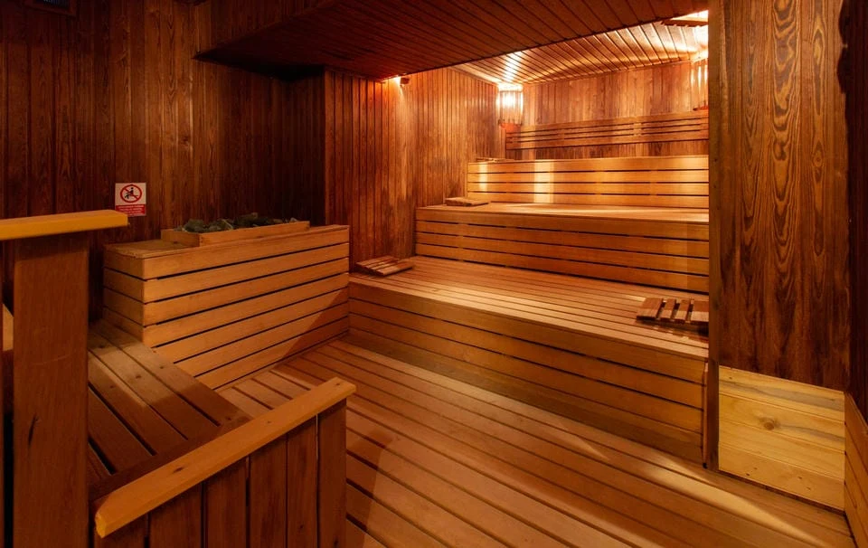 Palmet Spa — Altın Yunus — Ahşap sauna içi